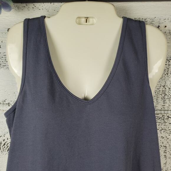 Madewell Knit Sleeveless Tank Top Sz Small NWT Minimalist Layering Essential - Picture 2 of 7
